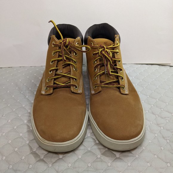 Timberland Men\'s Groveton Wheat Nubuck & Canvas Ortholite Chukka Boot - size 7 main image 10
